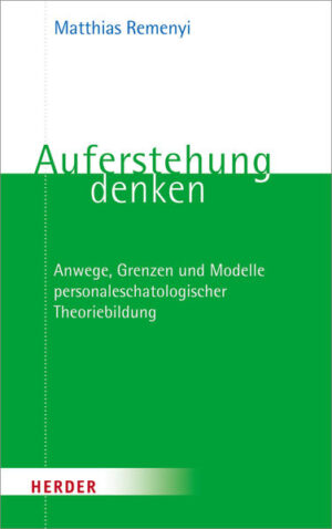 Dass der Tod nicht das Ende ist, dass Welt und Geschichte eine Zukunft von Gott her haben, dass wir auferstehen werden: das sind Sätze des Glaubens, die zu denken geben. Auferstehung denken heißt, die Hoffnung auf Errettung aus dem Tod denkerisch zu verantworten. Das ist das Anliegen dieser Studie, die das Geschäft der personaleschatologischen Theoriebildung als Auftrag zur schrift- und traditionssensiblen Modellierung von Hoffnungsgehalten versteht. Nur so zeigt sich, ob die christliche Auferstehungshoffnung rational erschwinglich ist. Nur dann kann diese Hoffnung ein ganzmenschlicher und sinnvoller Akt sein, jenseits von Vertröstung und Schwärmerei, jenseits auch von fundamentalistischer Verhärtung. Die Studie liefert Analysen und ein eigenes, im Gestaltbegriff zentriertes Denkmodell.