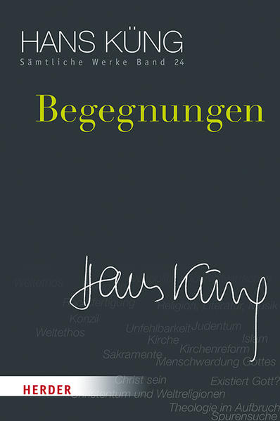 Der Band enthält Texte Küngs zu Menschen, denen er auf seinem Werdegang begegnet ist und die ihn geprägt haben. Er schließt mit Küngs geistigem Vermächtnis »Was ich glaube«. Aufgenommen ist ein Verzeichnis aller Texte der »Sämtlichen Werken« sowie eine Übersicht aller Monografien Hans Küngs und deren Übersetzungen.