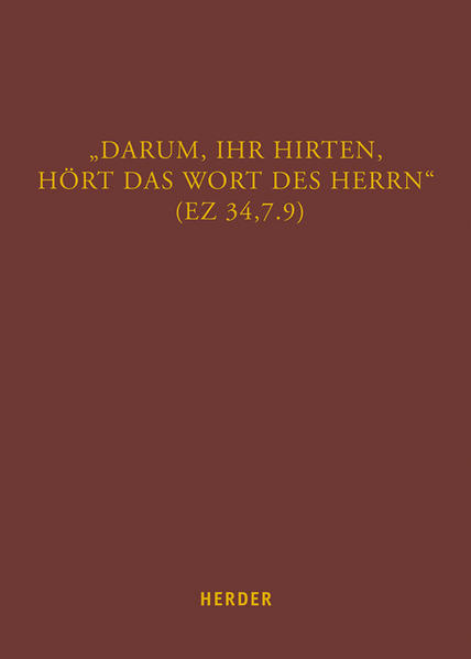 Diese Festschrift für Bernd Willmes erfolgt in der Reihe »Fuldaer Studien«, zu deren Herausgeberkreis Bernd Willmes seit Jahren gehört. In seinem wissenschaftlichen Arbeiten hat sich der Jubilar wiederholt mit Texten und Themen aus den Bereichen der prophetischen und der weisheitlichen Literatur beschäftigt. Aus diesem Grund wurde ein Wort aus dem Buch des Propheten Ezechiel, dem sich Bernd Willmes seit den Tagen seiner Dissertation ausführlich gewidmet hat, als Überschrift gewählt: »Darum, ihr Hirten, hört das Wort des Herrn« (Ez 34,7.9). Diese Festgabe versammelt vor allem Beiträge, die unmittelbar bzw. im weiteren Sinn die Propheten oder die Weisheitsbücher des Alten Testaments betreffen. Zu den alttestamentlichen und neutestamentlichen Studien, die in diesem Band Aufnahme gefunden haben, treten auch historische, moraltheologische und theologisch-praktische Beiträge, die sich mit Fragen der Rezeption prophetischer und weisheitlicher Texte beschäftigen. Mit Beiträgen von Georg Hentschel, Isaac Kalimi, Erasmus Gaß, Hubert Irsigler, Karina Barczyk, Werner H. Schmidt, Theodor Seidl, Rainer Kessler, Burkard Zapff, Stephan Lauber, Klaus Dr. Dorn, Ludwig Schick, Kathrin Gies, Christoph Gregor Müller, Friederike Eichhorn-Remmel, Gregor Predel, Richard Hartmann, Cornelius Roth, Markus Tomberg, Matthias Helmer, Gerhard Stanke, Peter Schallenberg, Jürgen Bärsch, Winfried Haunerland, Alessandra Sorbello Staub, Johannes Staub, Berthold Jäger, Werner Kathrein, Jörg Disse, Daniel Remmel Mit einem Geleitwort von Heinz Josef Algermissen, Karlheinz Diez