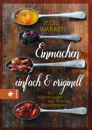 Selbstgemacht schmeckt alles irgendwie feiner - einfach nach mehr Liebe. Piers Warrens Rezepte und Einmach-Ideen holen garantiert das Beste aus jedem Obst und Gemüse heraus. Ob klassisch oder kreativ, die einfachsten und leckersten Rezepte und besten Methoden gibt es in diesem Buch alphabe- tisch sortiert. Pflaumenchutney, eingelegte Kürbisse, Apfelbutter oder Quittengelee - mit diesen Rezepten können Sie Selbstgemachtes das ganze Jahr über genießen.