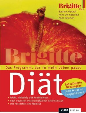 Abnehmen nach dem Prinzip der Energiedichte: sich satt essen, auf nichts verzichten und dabei Kalorien sparen - die aktualisierte Neuausgabe der erfolgreichen BRIGITTE-Diät Wer abnehmen will, braucht eine Diät, die unkompliziert ist. Sie muss für Berufstätige mit Fulltime-Job genauso passen wie für Mütter mit kleinen Kindern. Die seit Jahrzehnten erfolgreiche BRIGITTE-Diät berücksichtigt ständig neueste wissenschaftliche Erkenntnisse. Mit dem Prinzip der Energiedichte wird das Abnehmen jetzt noch einfacher: Je wasserreicher und fettärmer eine Mahlzeit, desto geringer die Energiedichte und desto besser für die Figur - sich satt essen und dabei Kalorien sparen. * Jedes Rezept mit Angaben zum Energiedichtewert * Ausführliche Informationen und viele Tipps zum Thema Energiedichte * Mit einem aktualisierten Vorwort