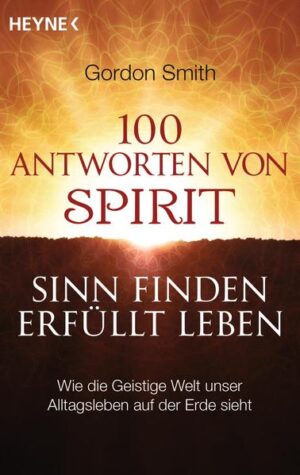 Die Geistige Welt beantwortet Fragen des täglichen Lebens ebenso wie politische und gesellschaftliche Probleme Gordon Smith, das bekannteste Medium Europas, übermittelt 100 Fragen von Menschen aus sechs Nationen an die Geistige Welt. Was Geistführer, Hohe Wesen und Verstorbene ihm antworten, ist tröstlich, überraschend, herausfordernd und bietet konkrete Wegleitung für alle, die ihr Leben positiv gestalten wollen.