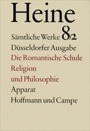 Dieser Band enthält den Kern von Heines Deutschland-Schriften in deutscher und französischer Version. In diesen Werken, die zwischen 1832 und 1835 in einem komplizierten Arbeitsprozeß entstanden und für die Lévy-Ausgabe 1855 zum letztenmal überarbeitet wurden, setzt sich der Autor kritisch mit der deutschen Religions- und Philosophiegeschichte sowie der romantischen Dichtung auseinander