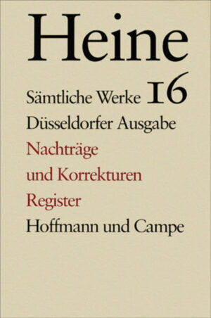 Die Düsseldorfer Heine-Ausgabe, eine Gemeinschaftsarbeit von deutschen und französischen Germanisten, erschließt das Gesamtwerk dieses zur Weltliteratur gehörenden Autors in sechszehn Bänden (15 Text- und Apparatbände und 1 Registerband). Die Bandgliederung erfolgt nach gattungsmäßigen und inhaltlichen Schwerpunkten und fügt den Einzelwerken in jeweiligen Textanhängen die zugehörigen Bruchstücke, Nachlesen und erstmals auch die autorisierten französischen Versionen bei. Auf die Unterschiede zwischen deutscher und französischer Fassung macht ein eigenes Zeichensystem aufmerksam. Die Edition stützt sich auf eine umfassende Quellendokumentation aus mehreren hundert öffentlichen und privaten Sammlungen aus allen Teilen der Welt. Bei der Textherstellung wird der auf maschinellem Weg erarbeitete Heine-Index eingesetzt und eine neuartige Methode zur Ermittlung des autornächsten Textes angewandt. Der Lesartenapparat verzeichnet sämtliche Varianten aus Handschriften und relevanten Drucken in Form der Schichtenwiedergabe. Die Druck- und Zensurgeschichte der einzelnen Werke läßt sich durch neu gefundene Verlags-, Druckerei- und amtliche Korrespondenzen in vielen Fällen wesentlich detaillierter als bisher beschreiben. Die Darstellung der zeitgenössischen Aufnahme von Heines Werken geht auf eine systematische Durchsicht der deutschen und französischen Zeitungen und Zeitschriften zwischen 1820 und 1860 zurück und bezieht mehr als 300 Rezensionen ein. Im Kommentar werden alle erläuterungsbedürftigen Textstellen erfaßt und sorgfältig erklärt. Jeder Band enthält einen Abbildungsteil und ein Personen- und Abkürzungsverzeichnis. Gesamtherausgeber ist der Düsseldorfer Neugermanist Manfred Windfuhr.