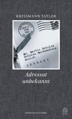 Der Longseller in einer exklusiven Sammlerausgabe mit Zusatzmaterial: Ein Gespräch mit der Autorin, Fotos und Dokumente - die Geschichte eines Welterfolgs. Adressat unbekannt, der große literarische Erfolg von Kathrine Kressmann Taylor, die als Schriftstellerin nur mit ihren beiden Nachnamen an die Öffentlichkeit trat, ist ein Kurzroman von beklemmender Aktualität. Gestaltet als Briefwechsel zwischen einem Deutschen und einem amerikanischen Juden in den Monaten um Hitlers Machtübernahme, schildert er die tragische Entwicklung einer Freundschaft und die Geschichte einer bitterbösen Rache. »Ich habe nie auf weniger Seiten ein größeres Drama gelesen «, schreibt Elke Heidenreich in ihrem Nachwort. »Diese Geschichte ist meisterhaft, sie ist mit unübertrefflicher Spannung gebaut, in irritierender Kürze, kein Wort zu viel, keines fehlt … Nie wurde das zersetzende Gift des Nationalsozialismus eindringlicher beschrieben.«