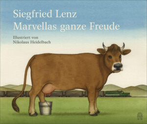 Eine neu entdeckte Kindererzählung von dem großen Geschichtenerzähler Siegfried Lenz Marvella frisst am liebsten zartes Gras, trinkt kühles Wasser aus ihrem Bach und ruht sich im Schatten der Ulme aus, die auf der großen Weide steht, die ganz allein ihr gehört. Sie ist eine glückliche, gutmütige Schweizer Kuh - und die einzige Kuh, die mit einem Güterzug befreundet, vielleicht sogar ein wenig in ihn verliebt ist. Jeden Morgen und jeden Abend fährt er an ihrer Wiese vorbei, und Marvella antwortet fröhlich muhend auf das Pfeifen, mit dem sich die grün-silberne Lok ankündigt. Doch nach einer stürmischen Nacht wartet sie vergeblich. Von Sehnsucht getrieben, nimmt Marvella all ihren Mut zusammen und macht sich auf die Suche nach ihrem Zug. Und sie kommt gerade noch rechtzeitig, um ein großes Unglück zu verhindern.