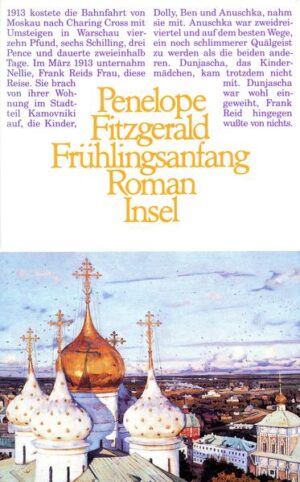 Penelope Fitzgerad ist eine stille Beobachterin. Zwar umfaßt ihre Geschichte nur einen Zeitraum von wenigen Wochen, doch es gelingt ihr, vor den Augen des Lesers eine ganze Epoche auferstehen zu lassen. Mit Einfühlungsvermögen und Humor entwirft sie ein historisch genaues Bild des vorrevolutionären Moskau. Noch sind die Pferdeschlitten in Gebrauch, es gibt erst wenige Automobile in Rußland. Die Industrie- und Handwerksbetriebe sind vorwiegend in der Hand von Westeuropäern. - Doch das grundlegende Interesse der Autorin gilt der Frage nach dem Miteinander der Menschen. Was macht das Zusammenleben von Menschen aus, und was passiert, wenn sie, wie manchmal, nicht zusammenleben? Weder Frank noch Penelope Fitzgerald vermögen auf diese Frage eine direkte Antwort zu geben. Es gibt vielleicht keine Antworten, aber das Leben geht weiter, und es wird auch Lösungen geben.