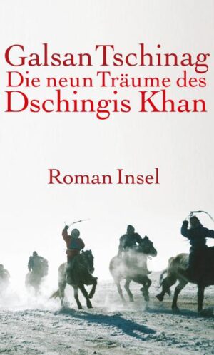 Neun: die heilige Zahl der Nomaden. - Galsan Tschinag erzählt in diesem außerordentlichen historisch-psychologischen Roman mit archaischer Sprachgewalt das Leben des Dschingis Khan: In neun Tag- und Nachtträumen blickt der sterbende Weltherrscher zurück auf seine Erfolge und seine Niederlagen, auf seine Hoffnungen und seine Ängste. Längst ist Dschingis Khan ein Mythos geworden, in der Mongolei wird der »ozeangleiche Khan« noch heute fast als Gott verehrt. Er starb im Jahr 1227, nicht durch Feindeshand, sondern - für einen Reiterfürsten schmachvoll - nach einem Sturz vom Pferd. Er, den seine Diener noch zur letzten Schlacht tragen, versinkt in Fieberträumen von Krieg, Verrat und Mord - Bilder, in tiefes Rot getaucht. Sein Blick geht nach innen, denn »auch die tausendjährige Eiche hat eines Tages mit dem end- und sinnlosen Weiterwuchern in die Ungewißheit aufzuhören«. Erinnerungen an seine Kindheit werden wach, an seine Getreuen, an seine Frauen und an die Liebe, die er empfunden hat: ein Weltenbeherrscher am Ende seines Lebens, getrieben von Halluzinationen, bekenntnisbereit, aber nicht sentimental, unerbittlich auch gegen sich selbst: »Jeder Tropfen Blut, geflossen über den Rand der Kelle, jede Handvoll Asche, geflogen über den Rand der Schaufel, jeder Armvoll Fleisch und Knochen, gerutscht über den Rand des Troges - jedes anderen zugefügte Leid mußte auf meinem Weg gelegen und auf die Stunde der Vergeltung gewartet haben ...«