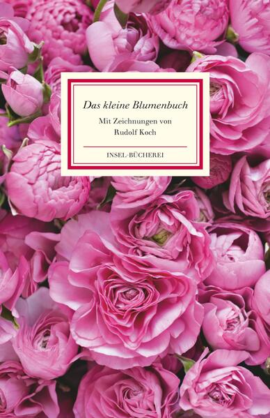 1929/1930 erschien erstmals in drei Bänden Das Blumenbuch. Mit 250 Zeichnungen von Rudolf Koch, in Holz geschnitten von Fritz Kredel, handkoloriert von Emil Wöllner, Blumenbestimmungen von Hans Heil, als Druck der Mainzer Presse. Als Band der Insel-Bücherei erschien 1933 eine Auswahl mit 58 Zeichnungen, der im Laufe der Jahre eine Gesamtauflage von nahezu einer halben Million erreichte. Dieser Band der Insel-Bücherei, der längere Zeit vergriffen war, wurde zum fünfzigsten Todesjahr Rudolf Kochs neu aufgelegt. Die Blumenbilder - Schneeglöckchen und Kratzdistel, Feldrittersporn und Kuckuckslichtmelke, Wiesenschaumkraut und Klatschmohn, Ackerwinde und Augentrost und all die anderen - gehören zu den schönsten Arbeiten, die uns Rudolf Koch hinterlassen hat.