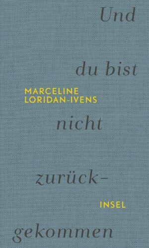 Marceline ist fünfzehn, als sie zusammen mit ihrem Vater ins Lager kommt. Sie nach Birkenau, er nach Auschwitz. Sie überlebt, er nicht. Siebzig Jahre später schreibt sie ihm einen Brief, den er niemals lesen wird. Einen Brief, in dem sie das Unaussprechliche zu sagen versucht: Nur drei Kilometer sind sie voneinander entfernt, zwischen ihnen die Gaskammern, der Geruch von brennendem Fleisch, der Hass, die Unausweichlichkeit der eigenen Verrohung, die ständige Ungewissheit, was geschieht mit dem anderen? Einmal gelingt es dem Vater, ihr eine kleine Botschaft auf einem Zettel zu übermitteln. Aber sie vergisst die Worte sofort - und wird ein Leben lang versuchen, die zerbrochene Erinnerung wieder zusammenzufügen. Marceline Loridan-Ivens schreibt über diese Ereignisse und über ihre unmögliche Heimkehr, sie schreibt über ihr Leben nach dem Tod, das gebrochene Weiterleben in einer Welt, die nichts von dem hören will, was sie erfahren und erlitten hat. Und über das allmähliche Gewahrwerden, dass die Familie ihren Vater dringender gebraucht hätte als sie: »Mein Leben gegen deines.« Und du bist nicht zurückgekommen ist eine herzzerreißende Liebeserklärung, ein erzählerisches Meisterwerk, ein einzigartiges Zeugnis von eindringlicher moralischer Klarheit - das wohl letzte Zeugnis seiner Art.