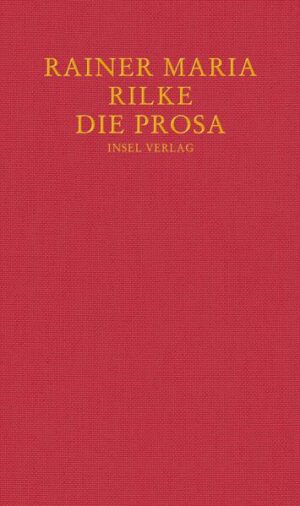 Rainer Maria Rilke schrieb nur einen Roman, Die Aufzeichnungen des Malte Laurids Brigge, er aber zählt zu den hundert bedeutendsten Prosawerken des 20. Jahrhunderts: »Ich erkenne das alles hier, und darum geht es so ohne weiteres in mich ein: es ist zu Hause in mir.«   Der Insel Verlag legt eine Geschenkbuchausgabe vor, die erstmals auf über 800 Seiten das erzählerische Werk und die kritischen Texte Rilkes darbietet, darunter den Malte und die Texte zu Rodin - in einer Auswahl des Rilke-Spezialisten Ulrich Baer.