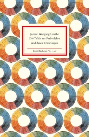 Wer sich mit Farben, ihrer Entstehung, Wirkung und Bedeutung beschäftigt, will Farben sehen und nicht nur von ihnen lesen. Goethe hat in seinem umfänglichen Werk »Zur Farbenlehre« Hunderte von Experimenten beschreibend vorgeführt, doch nur wenige direkt veranschaulicht. Seine siebzehn Tafeln zur Farbenlehre und deren Erklärungen waren 1810 dem eigentlichen Hauptwerk als Sonderkonvolut beigegeben. Sie sind kostbar nicht nur durch ihre Seltenheit, sondern auch durch die Genauigkeit des sinnlichen Eindrucks, ja sogar durch ihre bildnerische Strahlkraft. Goethes Gestaltungskunst hatte bekanntlich auch hier ihren Niederschlag gefunden.