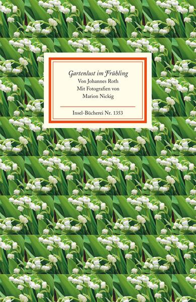 »Gartenlust im Frühling«: endlich wieder Rasen mähen! Und zu Ostern Narzissen verschenken oder den ersten Rhabarberkuchen backen. Vor Pfingsten sehnsüchtig auf das Öffnen der roten Knospen der Päonie warten? Die wichtigste von Johannes Roths legendären Miniaturen aus dem Garten eines »unverdrossenen Liebhabers« gilt im Frühjahr aber dem Maiglöckchen: »Eines haben alle Maiglöckchen gemein, die kleinen im Wald, die feinen im Blumenkorb, die erlesenen in der Vase, die wuchernden im Garten: Sie läuten den Frühling ein, sie blühen den Liebenden. Im Wörterbuch der Blumensprache bleibt der Code für das Maiglöckchen unverschlüsselt: Du hast mich entzückt, als ich dich zum erstenmal sah.«