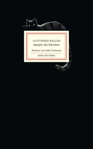 Das Kätzchen ist eigentlich ein Kater und heißt Spiegel, weil sein Fell so wunderbar glänzt. Aber als seine Wohltäterin stirbt, geht es mit ihm bergab. Da es nun selbst sehen muss, wo es etwas zu essen bekommt, magert es ab, läuft schließlich struppig und mit stumpfem Fell umher. Der Magier Pineiß benötigt, um sein Metier ausüben zu können, unbedingt Katzenschmer und macht Spiegel ein Angebot: Er soll einen Kontrakt unterzeichnen, der Leckereien in Hülle und Fülle verheißt, ihn aber nach dem nächsten Vollmond das Leben kosten soll. Der geschwächte Kater lässt sich auf diesen teuflischen Plan ein, aber der Angeschmierte ist am Ende der Hexenmeister …. Kellers berühmtes Tiermärchen, 1856 in der Novellensammlung Die Leute von Seldwyla veröffentlicht, erscheint erstmals als illustrierte Ausgabe in der Insel-Bücherei - mit hinreißenden Bildern von Joelle Tourlonias.