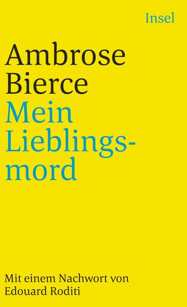 Seit zwei Jahrzenten erst wird Ambrose Bierce als einer der Meister amerikanischer Prosa erkannt, als Meister auch des schwarzen Humors, wie wir ihn von Jarry, d’Aurevilly oder Gogol kennen. »Mein Lieblingsmord« gibt eine repräsentative Auswahl der Erzählungen Bierces. Er beginnt mit Geschichten, deren Hintergrund der amerikanische Bürgerkrieg bildet, ihnen folgen moderne Gespenstergeschichten. In der dritten Gruppe unter dem Titel »Nebensächliche Geschichten« steigert sich Bierces Erzählweise zu sardonischem und makabrem Humor, der seinen Höhepunkt dann in den Geschichten erreicht, die unter dem Titel »Der Elternmörderclub« zusammengefaßt sind. »In den raffinierten Schreckenskabinetten seiner Phantasie bleibt Bierce der knappe, nüchterne Berichter.« Berliner Morgenpost