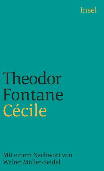 Mit dem 1886 erschienenen Roman Cécile setzt Fontane die Reihe seiner Zeitromane fort. Wie in L’Adultera und später in Unwiederbringlich oder Effi Briest steht eine scheiternde Ehe im Mittelpunkt