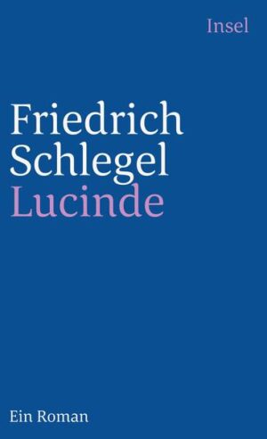 Eine »Theorie des Romans würde selbst ein Roman sein müssen«, heißt es in den »Athenäums-Fragmenten«. So ist die Lucinde im Blick auf Form und Gehalt ein gänzlich modernes Buch, ein Roman des Romans, aber eben auch ein wichtiges Zeugnis für die ethische und moralische Erschütterung, die dieses Werk gegen Ende des 18. Jahrhunderts hervorrief.