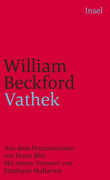 An Weihnachten 1781 veranstaltete Beckford - laut Byron der reichste aller Söhne Englands - auf seinem Landsitz Fonthill ein ausgelassenes Fest, dessen Teilnehmer das einzige Ziel haben sollten, »sich an allem zu erfreuen, was Geld und Macht ihnen geben konnte«. Fonthill verwandelte sich während der drei Tage des Festes in einen Palast der fünf Sinne: Zärtliche und schmachtende Blicke, ins Ohr geflüsterte Worte, das bezaubernde Lächeln auf den Gesichtern, der süße Duft der Rosen, all das erzeugt eine wollüstige Stimmung …« Unmittelbar nach dem Fest schrieb Beckford seinen Vathek nieder, und zwar innerhalb von drei Tagen! Er vertraute das Manuskript seinem Freund Samuel Henley an, der das Werk ohne Namen und ohne Beckfords Einverständnis 1786 veröffentlichte, und zwar in einer englischen Übersetzung (Beckford hatte das Buch in französischer Sprache geschrieben). Diese französische Urfassung erschien im folgenden Jahr in Lausanne und Paris. Das Buch erwies sich als großer Erfolg, und weitere Ausgaben wurden gedruckt in den Jahren 1809, 1815, 1819 und 1876, mit einem Vorwort von Stéphane Mallarmé. Vathek ist ein Kalif, der sich über alle göttlichen und irdischen Gesetze erhaben glaubt. Giaour, der Bote der Mächte der Finsternis, verspricht ihm den Palast des Unterirdischen Feuers zu öffnen und ihm die darin enthaltenen Schätze und Geheimnisse zu übergeben, unter der Bedingung, daß er ihm und seiner Gier die Kinder seiner Höflinge ausliefere. Vathek erfüllt die schreckliche Bedingung und gelangt nach vielen Abenteuern in der Gesellschaft einer kleinen Prinzessin, die als Knabe verkleidet ist, in den Palast von Eblis, wo er das furchtbare Los derer teilt, die sich wie er ganz den weltlichen Freuden verschrieben haben.