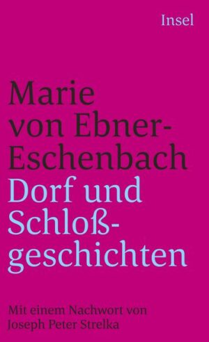 Die Dichterin Marie von Ebner-Eschenbach steht idealtypisch für den Anspruch, die geistige Tradition der altösterreichischen Dienstaristokratie im besten Sinne zu vertreten. Sie lebte, was sie schrieb und schreibend vertrat, von früher Kindheit an. Ihrem Werk liegt etwas Allgemeingültiges, Zeitloses und damit Zeitüberdauerndes inne, auch wenn es auf den ersten Blick keine Brücke zu geben scheint zwischen jener alten, engen, bescheidenen, schmal umzirkelten Welt, wie sie uns aus den Erzählungen der Ebner entgegentritt, und der Welt unserer Tage. Als große Künstlerin jedoch vermag sie es, durch ihre erzählerische Welt des Unaufdringlichen, Unpathetischen, vornehm Zurückgehaltenen, Zurückgenommenen und wahrhaft Vornehmen nach wie vor zu faszinieren und bleibende Werte zu vermitteln. Die vorliegende Auswahl versammelt unter dem Titel Dorf- und Schloßgeschichten sechs der bedeutendsten und zeitüberdauernden erzählerischen Werke der Marie von Ebner-Eschenbach: Das Gemeindekind, Krambambuli, Der gute Mond, Die Resel, Oversberg, Er laßt die Hand küssen.