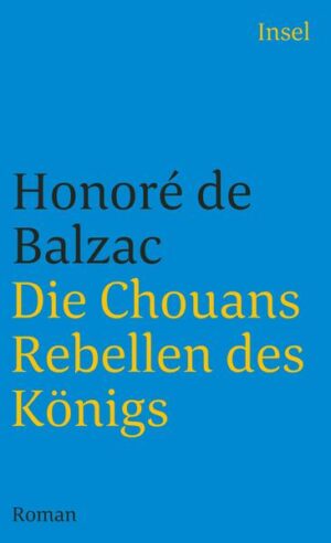 Honoré de Balzacs Bemühen, Walter Scott, den Meister des historischen Romans, und dessen Geheimnis, aus der Vergangenheit sinnfällige Gegenwart werden zu lassen, nachzueifern, ist in besonderer Weise im Roman Die Chouans gelungen. Die Geschichte spielt 1799 in der Bretagne, wo die Bauernschaft, von altgläubigen Geistlichen und royalistischen Emigranten fanatisiert, einen erbarmungslosen Kleinkrieg gegen die republikanischen Soldaten des Konsuls Bonaparte führen. Sie überfallen Postkutschen, rauben Reisende aus, strafen in Femegerichten echte und vermeintliche Verräter ihrer Sache. Der Zusammenprall zwischen den Verteidigern des Ancien régime und denen der neuen Republik wird nicht in dürren Worten geschildert, das besorgen Balzacs kräftige Zeitbilder in zwingender Anschaulichkeit. Erzählt wird vor dem Hintergrund dieses blutvollen Kampfes die dramatische Liebesgeschichte zwischen dem jungen Marquis de Montauran, Führer der königstreuen Chouans, und der schönen Marie de Verneuil, die den Marquis im Auftrag des mächtigen Polizeiministers Fouché eigentlich ausspionieren und verderben soll. Die Liebe der beiden Helden scheitert ebenso wie ihr politischer Auftrag.