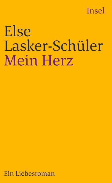 Dieser »Liebes-Roman mit Bildern und wirklich lebenden Menschen« führt mitten in das Leben der Berliner Boheme vor dem Ersten Weltkrieg. In Briefen an ihren Mann Herwarth Walden erzählt Else Lasker-Schüler Geschichten rund um das Café des Westens, schreibt mit Verve und Witz von allen Herzensdingen. »Und die Liebe, Herwarth, Du weißt doch, was ich von der Liebe halte, wäre sie eine Fahne, ich würde sie erobern oder für sie fallen.« Der Band basiert auf der Erstausgabe von 1912 mit sämtlichen dort enthaltenen Zeichnungen Else Lasker-Schülers und dem Porträt der Dichterin von Karl Schmidt-Rottluff, mit ausführlichem Kommentar und einem Nachwort von Ricarda Dick.