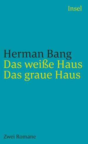 Herman Bang - der große dänische Erzähler - ist 1857 als Sohn eines Pfarrers geboren worden. Das Pfarrhaus ist das Paradies seiner Jugend: das weiße Haus. Die Kindheitsjahre verklären sich in seiner Erinnerung zu einer Zeit des schmerzlosen Glücks. Wenn der Roman vom Weißen Haus beginnt, ist wirklich alles weiß: das Haus, die schneebedeckte Landschaft. Die Tapeten sind hell, der Tag ist hell. In der Morgendämmerung beginnt der Roman vom Grauen Haus: graue Schatten fallen auf die Wände, das Mobiliar ist in Laken gehüllt, als wäre alles mit Leichentüchern bedeckt. Man kann Das weiße Haus und Das graue Haus jedes für sich lesen, aber sie gehören zusammen. Sie sind einander so deutlich und so absichtlich entgegengesetzt, so vielfältig aufeinander bezogen, daß man sie als Bild und Gegenbild verstehen muß.