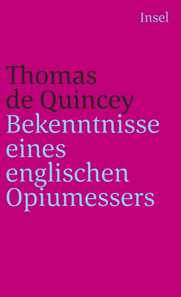 Da er an Neuralgie litt, nahm der britische Schriftsteller, Essayist und Journalist Thomas de Quincey jahrelang regelmäßig Opium ein - schließlich tausende von Tropfen täglich. Seine Drogenerfahrung schildert er - sprachlich brillant, schonungslos sich selbst gegenüber und mit unerhörter Intensität - in seinem bekanntesten Buch: Bekenntnisse eines englischen Opiumessers (1822). Dieser autobiographische Essay über seine Rausch- und Traumzustände avancierte rasch zu einem Klassiker der poetischen Drogenliteratur und ist ein kulturelles und literarisches Dokument ersten Ranges. Ein Kultbuch, das nun endlich wieder im Taschenbuch lieferbar ist.