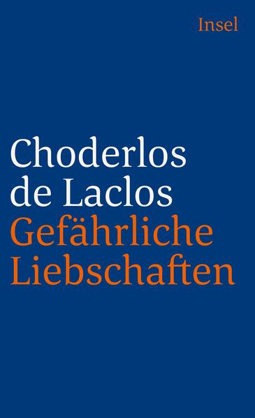 Die Marquise von Merteuil und der Vicomte von Valmont schließen - zum Amüsement und als Rache - eine Wette ab: Gelingt es, die tugendsame Madame von Tourvel zu verführen? Die Intrige scheint perfekt. Doch was geschieht, wenn die Waffe der Liebe sich gegen den Schützen wendet? Verführung heißt das Thema dieses berühmten frivolen Briefromans, der die Sitten und Verderbtheit der guten Gesellschaft vor dem Ausbruch der Französischen Revolution schildert. Meisterhaft analysiert er die Mechanismen der Verstellung, kontrastiert kühle Berechnung und wahres Gefühl.