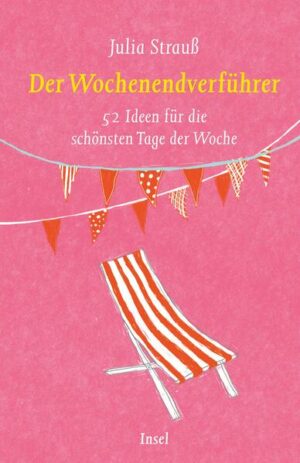 Am Wochenende können wir uns endlich all den wunderbaren Dingen widmen, die das Leben schöner, bunter und lebenswerter machen. Das Geheimnis dabei ist, das Besondere im Einfachen und das Große im Kleinen zu finden, denn: Meist sind es die naheliegenden und alltäglichen Dinge, die uns die schönsten Erlebnisse schenken! Lassen Sie sich in 52 Kapiteln voller überraschender Ideen, origineller Vorschläge und praktischer Anleitungen dazu verführen, Unbekanntes auszuprobieren und Altbekanntes neu zu erleben. Entdecken Sie den Glanz der kleinen Dinge und die versteckten Wunder des Alltags! Zum Selbermachen und Ausprobieren, zum Nachmachen und Entdecken!