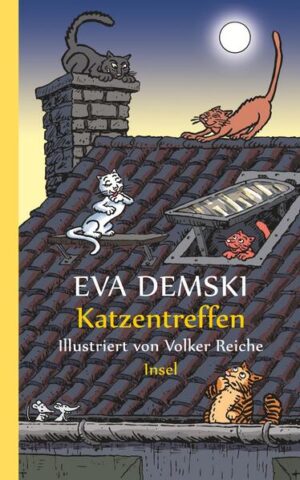 »In mein Menschenleben passten viele Katzenleben. Manche waren lang, andere endeten viel zu früh, aber alle trugen zu einer Geschichte bei, meiner Geschichte. In ihr findet sich Komisches und Trauriges, gereimt und ungereimt, und immer von neuem der Versuch, dem auf die Schliche zu kommen, was mich lebenslang an der Katzenseite gehalten hat. Ich liebe Hunde, Elefanten, Schmetterlinge, Goldhamster, Rotkehlchen, Häuschenschnecken und noch viele andere Tiere. Darwins ganzer großer Farbkasten ist für mich eine ständige Quelle des Staunens und der Freude. Was kommt bei Katern und Katzen dazu, das mich immer wieder zu ihnen zieht? Oder sie zu mir? In diesen Geschichten und Gedichten treffen sich viele von ihnen, denn für mich hat die Katze mehr als sieben Leben. Volker Reiche schickt seine Katzen zu meinen, man weiß nie, ob sie schnurren oder fauchen werden.« Eva Demski