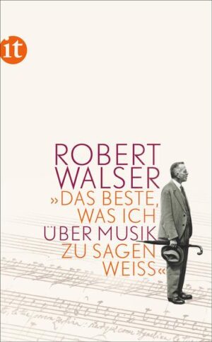 Robert Walsers schönste Gedichte, Erzählungen und Prosatexte zur Musik »Mir fehlt etwas, wenn ich keine Musik höre, und wenn ich Musik höre, fehlt mir erst recht etwas. Dies ist das Beste, was ich über Musik zu sagen weiß.« Robert Walser liebte die Musik, wenn auch in »sanfter Traurigkeit«. Sein Werk ist getragen von einer großen Affinität zu vielerlei Klangwelten und zur spielerischen Musikalität des eigenen Schreibens. In seinen hier versammelten Erzählungen, Gedichten und Prosatexten finden sich zahlreiche verblüffend luzide Überlegungen zur Musik, zu einzelnen Komponisten, Musikern und Werken. Walser wäre indes nicht Walser, wenn zu seinem Begriff der Tonkunst nicht auch die komischen Seiten des musikalischen Lebens gehörten: »Der Vater … setzt sich ans Klavier und gibt damit das Zeichen, dass Musik zu erwarten sei, die sich alsbald für den einen mehr, den andern weniger bemerkbar macht.«