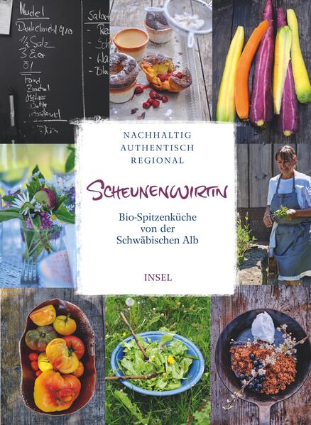 Am Rande des Himmels, in Bartholomä, einem Luftkurort auf der Ostalb, liegt ein 250 Jahre altes Hofgut. Dort findet sich das Reich der Scheunenwirtin Renate Lieb, die mit ihrem Mann Günther Saiger ein kleines Universum betreibt. Mit gutem Essen und »was im Glas«, das versteht sich von selbst. Wie sie das macht, versteht sich gar nicht von selbst. Es ist schwäbische Küche auf eine fürsorgliche und konsequent nachhaltige ökologische Art - so fundamental und dabei weltoffen, dass man sie hypermodern und in mancherlei Hinsicht geradezu revolutionär nennen muss. Der Grundsatz der Scheunenwirtin lautet: Von der Erde auf den Teller, so regional wie möglich. Zu ihrem Universum gehört nicht nur eine Küche, sondern viel mehr: die Bäckerei, die Werkstatt, die Wäscherei. Die Hühner gehören dazu, die Bienen, der Kräuter- und Gemüsegarten, die Bäume auf den Streuwiesen mit alten Obstsorten, Schafe und Wollschweine. Und Gäste von nah und fern, die in drei großen Sälen Hochzeiten, Geburtstage und andere Feste feiern. In 80 Rezepten lüftet die Scheunenwirtin das Geheimnis ihrer einfachen, einfach-raffinierten Küche und gibt Tipps für nachhaltiges Wirtschaften. Die neue schwäbische Küche: Von der traditionellen Maultasche vom Bruderhahn zur vegetarischen Ofentomate mit Linsentanz bis zum veganen Dreierlei Kürbis-Carpaccio und weit darüber hinaus.