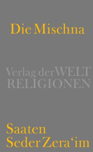 Die Mischna gilt als die »mündliche Tora«. Um 200 n. Chr. fasste Rabbi Jehuda ha-Nasi in ihr das rabbinische Wissen schriftlich zusammen, um der Gefahr des Abbruchs der mündlichen Traditionskette unter der römischen Besatzung des Heiligen Landes entgegenzutreten. Unterteilt in sechs Ordnungen, bildet die Mischna zusammen mit der Tora die Grundlage der Religionsgesetze des rabbinischen Judentums, die später in den beiden Talmuden und anderen religionsgesetzlichen Werken entwickelt wurden. Nach der zweiten Ordnung »Festzeiten-Seder Mo‘ed«, der dritten Ordnung »Frauen-Seder Nashim« und der vierten Ordnung »Schädigungen-Seder Neziqin« erscheint nun die erste Ordnung »Saaten-Seder Sera‘im«, in der sämtliche Vorschriften und Regelungen zur Landwirtschaft versammelt sind. Für die neue Übersetzung wurden die überlieferten Handschriften als Grundlage herangezogen. Der umfassende Kommentar und das Register erschließen den Text aus seiner Zeit heraus sowie in seiner Bedeutung für die Gegenwart und das Gespräch unter den Religionen.