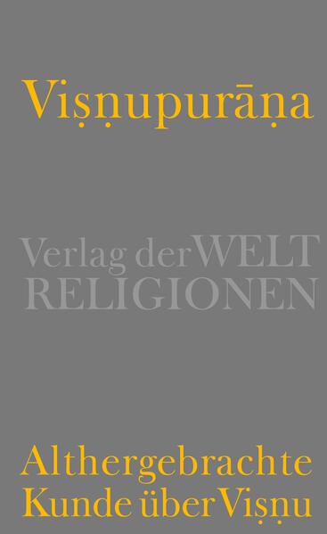 Purāna (Übersetzt von für »alt«) ist eine der fruchtbarsten Gattungen heiliger Texte im Hinduismus, die sich in Kontinuität zum Epos sieht. In nachvedischer Zeit entstanden etwa zwischen 300 und 1500 n. Chr. zahllose dieser »Schriften« (sie wurden jahrhundertelang von Barden vorgetragen und nur mündlich tradiert), von denen achtzehn als Hauptpurānas angesehen werden. Eines der ältesten und auch das »klassischste« ist das ›Visnupurāna‹, weil es der antiken Definition eines Purāna durch fünf Themenbereiche am ehesten entspricht: (Welt-)Entstehung, Neuschöpfung, Manu-Epochen, Geschlechterfolgen und dazu überlieferte Ereignisse. Wie der Name ›Visnupurāna‹ schon andeutet, ist Visnu darin die Gottheit, deren Rolle bei der Erschaffung und in der Geschichte der Welt episodisch dargestellt und theologisch begründet wird. Er ist der Adressat zahlreicher hymnischer Gebete. Didaktische Teile stehen neben Erzählungen von Episoden, die auch unterhaltsam oder erbaulich sein können. In den ersten beiden von sechs Teilen überwiegen Kosmogonie und Kosmographie, der dritte belehrt über rechtes Verhalten, es folgt eine Chronik der Stammbäume urzeitlicher Seher und Herrscherhäuser. Ausführlich wird die Lebensgeschichte Krsnas im fünften Teil berichtet, bevor abschließend das Ende der Welt thematisiert und dabei der erlösende Aspekt spiritueller Weltabwendung betont wird. Die Kenntnis der Purānas ist unerlässlich für das Verstehen der modernen hinduistischen Religionen. »Wenn man Visnu gehuldigt hat, erhält man irdische Wünsche, den Himmel und einen von den Himmlischen respektierten Rang sowie das höchste Erlöschen. Was auch immer und wie sehr man sich etwas wünscht, man erhält es, Indra unter den Königen, sei es groß oder klein, wenn man dem Unerschütterten gehuldigt hat. Was du aber fragst, Landeshüter, nämlich wie ihm gehuldigt wird, das sage ich dir alles