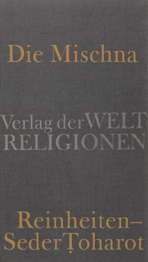 Die Mischna gilt als die »mündliche Tora«. Um 200 n. Chr. faßte Rabbi Jehuda ha-Nasi in ihr das rabbinische Wissen schriftlich zusammen, um der Gefahr des Abbruchs der mündlichen Traditionskette unter der römischen Besatzung des Heiligen Landes entgegenzutreten. Das älteste enthaltene Material stammt noch aus der Zeit des Zweiten Tempels. Unterteilt in sechs Ordnungen, bildet die Mischna zusammen mit der Tora die Grundlage der Religionsgesetze des rabbinischen Judentums, die später in den beiden Talmuden und in anderen religionsgesetzlichen Werken entwickelt wurden. Das macht sie zu einem der wichtigsten Schlüssel für das Verständnis des Judentums. Nach der zweiten Ordnung ›Festzeiten-Seder Moʿed‹, der dritten Ordnung ›Frauen-Seder Nashim‹, der vierten Ordnung ›Schädigungen-Seder Neziqin‹, der ersten Ordnung ›Saaten-Seder Zeraʿim‹, der fünften Ordnung ›Heiligkeiten-Seder Qodashim‹ ist das Werk mit der sechsten Ordnung ›Reinheiten-Seder Ṭoharot‹ nun abgeschlossen. Die Ordnung befaßt sich in zwölf Traktaten mit Reinheit und Unreinheit im kultischen, nicht im hygienischen Sinne.