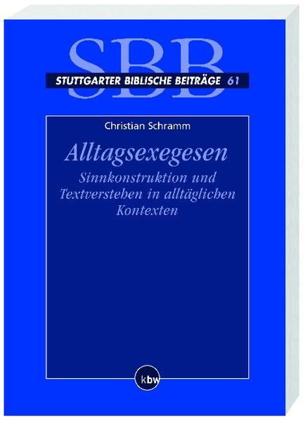 In Abwandlung von Philippus’ Frage (vgl. Apg 8,30) blickt diese Studie dem heutigen alltäglichen Bibelleser über die Schulter. Der Einblick in Alltagsexegesen verifiziert eine hermeneutische Grundregel: Wenn zwei das Gleiche lesen, kommen sie noch lange nicht zu den gleichen Schlussfolgerungen.