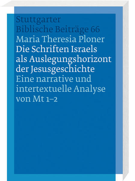 Die Schriften Israels bilden den unverzichtbaren Auslegungshorizont bei der Versprachlichung und Deutung des Jesusgeschehens und prägen daher in markanter Weise das Erzählkonzept der Evangelien. Die Autorin zeigt am Beispiel von Mt 1-2 auf, wie der Verfasser des Evangeliums sein Erzählkonzept erstellt und dabei immer wieder intertextuelle Signale setzt, um den Geltungsanspruch der Schriften Israels für seine Gemeinde zu untermauern. Diesem Zusammenspiel von Intertextualität und Narrativität entspricht der methodische Zweischritt der narrativen und der intertextuellen Analyse.