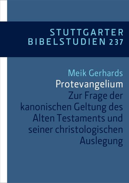 Das Buch widmet sich der Frage nach Geltung und Bedeutung des Alten Testaments in der christlichen Kirche. Neben hermeneutischen Grundlagenreflexionen über die notwendige Verbindung der anerkannten Methoden wissenschaftlicher Exegese mit Zugangsweisen der traditionellen, oft als "vorkritisch" bezeichneten Exegese, wird die Frage behandelt, ob sich in Anwendung diese erweiterten Methodenrepertoires zu Beginn der Genesis ein Text ausmachen lässt, der als erster biblischer Hinweis auf Jesus Christus, d.h. als "Protevangelium", gelten kann.