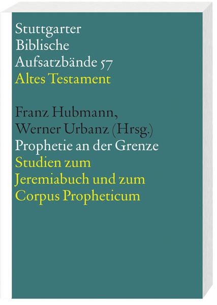 Der Band versammelt Untersuchungen zum Jeremiabuch, wobei ein Schwerpunkt auf den so genannten Konfessionen liegt (u. a. Jer 13,111