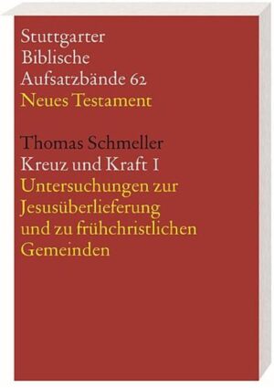 In diesem Band von "Kreuz und Kraft" sind Aufsätze zusammengestellt, die sich auf die Jesusüberlieferung und auf die soziale Wirklichkeit frühchristlicher Gemeinden beziehen. Die inhaltliche Klammer besteht in einer Fragestellung, die mal mehr, mal weniger deutlich hervortritt: Wie verhalten sich in den ausgewählten Texten "Kreuz" und "Kraft", also einerseits Schwachheit, Leiden und Scheitern, andererseits Stärke, Einsatz, Erfolg?