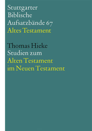 Die Heilige Schrift Israels-in christlicher Leseweise das Alte Testament-ist der Horizont der neutestamentlichen Christusverkündigung. Vierzig Studien aus den Jahren 2000 bis 2015 erarbeiten das an vielen Beispielen, v.a. an den synoptischen Evangelien und der Offenbarung des Johannes. Das Buch bietet neue Horizonte für die Untersuchung, wie das Alte Testament den Wahrheitsraum des Neuen Testaments bildet.