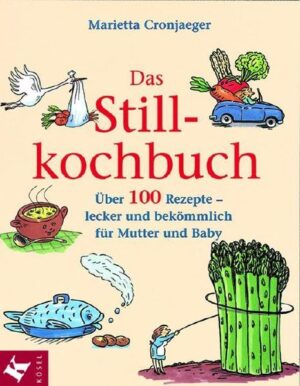 Stillen und genießen . Stillende Mütter stellen sich aus gutem Grund häufig folgende Fragen: Was darf ich essen? Auf welche Nahrungsmittel sollte ich in den ersten Wochen der Stillzeit verzichten, um mein Baby vor Blähungen, Wundsein und Allergien zu schützen? Dieses pfiffig illustrierte Buch gibt wertvolle Anregungen, macht Spaß und Appetit. Die leicht nachzukochenden leckeren Gerichte schmecken nicht nur der Mutter, sondern auch der ganzen Familie. • Getränke • Frühstücksideen • Salate • Aufläufe • Fleisch-, Fisch-, Nudel-, Kartoffelgerichte • Pikante Kleinigkeiten • Süßspeisen • Kuchen und Gebäck • Mit Checklisten für verträgliches und unverträgliches Obst und Gemüse sowie Literaturempfehlungen und wichtigen Adressen.