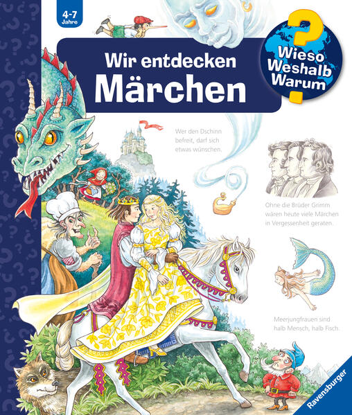 Alle Kinder lieben Märchen und lauschen ihnen gebannt. Drachen, Einhörner, Zwerge, Riesen und andere Fabel- und Sagenwesen faszinieren Kinder und beflügeln ihre Fantasie. Dieses opulente, farbenprächtige und vor Details strotzende Buch beantwortet die spannendsten Fragen zu den heiß geliebten Geschichten: Wer hat sie erfunden? Warum spielen Tiere darin oft eine wichtige Rolle? Warum haben Menschen früher an Magie und an fantastische Wesen wie Meerjungfrauen geglaubt? Darüber hinaus geben Steckbriefe einen Überblick über mehr als 20 der beliebtesten Märchen.