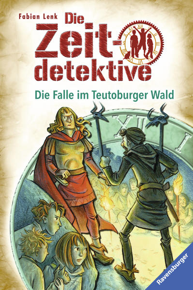 Teutoburger Wald - 9 nach Christus. Wie gelang es dem Germanen Arminius, den römischen Statthalter Varus und seine Legionen zu besiegen? Die Zeitdetektive forschen nach und geraten in eine gefährliche Stammesfehde.