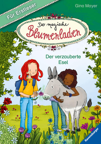 Hinter jeder Blume steckt ein Zauber! Band 3: Ein Esel zum Verlieben! Willy ist Adas Ein und Alles. Doch dann taucht Willys herzlose Besitzerin auf. Bald zieht sie nach Amerika - und Willy soll mit! Was tun? Violet befragt heimlich das magische Blumenbuch und stößt dabei auf das Verzieh- Dich- Kraut… Mit vierfarbigen Illustrationen und Fibelschrift für Leseanfänger ab 6 Jahren geeignet. Hinter jeder Blume steckt ein Zauber!Violets Tante Abigail hat einen wundervollen Blumenladen - und kann mit magischen Blumen Menschen glücklich machen. Violet hat diese Gabe geerbt, doch eigentlich ist sie noch zu klein für Blumenmagie. Das findet zumindest Tante Abigail...Eines Tages betritt Ada den Blumenladen. Sie ist auf der Suche nach einem essbaren Geburtstagsgeschenk für Esel Willy und bekommt einen bunten Strauß aus Ringelblumen und Kräutern von Tante Abigail. Da wird sich Willy aber freuen!Am nächsten Tag begleitet Violet ihre neue Freundin zur Koppel und die beiden verbringen einen herrlichen Tag bei Willy. Doch dann kreuzt Willys herzlose Besitzerin Elfi auf und will Ada Willy wegnehmen. Was tun? Violet befragt heimlich das magische Blumenbuch und stößt auf das Verzieh- dich- Kraut. Das müsste doch das geeignete Mittel sein, um Elfi auf Nimmerwiedersehen zu vertreiben. Doch dann kommt alles ganz anders...Band 1: Der magische Blumenladen für Erstleser - Die verschwundenen KatzenBand 2: Der magische Blumenladen für Erstleser - Das geheimnisvolle MädchenBand 3: Der magische Blumenladen für Erstleser - Der verzauberte Esel