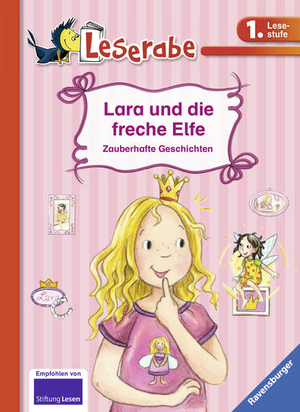 Lara traut ihren Augen nicht, als eine Elfe an ihr Fenster fliegt. Fritzi ist ziemlich frech und überredet Lara, sich abends in den Garten zu schleichen, um Kirschen zu stibitzen und Kröten zu streicheln. Beim Prinzessin spielen landet die goldene Kugel Laras Gummiball im Teich. Als Lara und Fritzi den Ball herausholen wollen, fällt die Elfe ins Wasser. Aber Lara kann sie retten da braucht es keinen Prinzen!