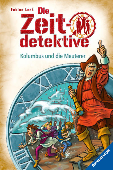 Kinder für Geschichte begeistern - Fabian Lenk gelingt das immer! In seiner Reihe „Die Zeitdetektive“ verpackt er historisches Wissen in abenteuerliche Zeitreise- Krimis. Exakt recherchiert und spannend! Weitere Abenteuer der Zeitdetektive: Band 1: Verschwörung in der Totenstadt Band 6: Die Brandstifter von Rom Band 5: Geheimnis um Tutanchamun Band 10: Falsches Spiel in Olympia Band 15: Kleopatra und der Biss der Kobra Band 19: Gefahr am Ulmer Münster Band 21: Der Schwur des Samurai Band 26: Der Betrüger von Lübeck Band 27: Geheime Zeichen in Pompeji Band 28: Mozart und der Notendieb Band 29: Entführung in Nürnberg Band 30: Caesar und die große Verschwörung Band 31: Das Wunder von Bern Band 32: Der Spion am Hof des Sonnenkönigs Band 33: Leonardo da Vinci und die Verräter Band 34: Barbarossa und der Raub von Köln Band 35: Shakespeare und die schwarze Maske Band 36: Der Fluch des Pharao Band 37: Goldrausch im Wilden Westen Band 38: Ramses und die Falle am Nil Band 39: Kolumbus und die Meuterer Band 40: Die goldene Göttin von Athen