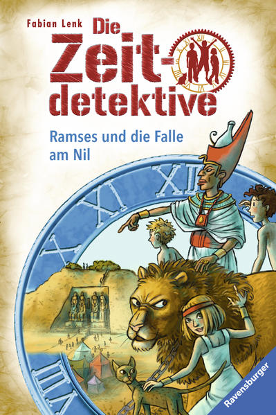 Kinder für Geschichte begeistern - Fabian Lenk gelingt das immer! In seiner Reihe „Die Zeitdetektive“ verpackt er historisches Wissen in abenteuerliche Zeitreise- Krimis. Exakt recherchiert und spannend! Weitere Abenteuer der Zeitdetektive: Band 1: Verschwörung in der Totenstadt Band 6: Die Brandstifter von Rom Band 5: Geheimnis um Tutanchamun Band 10: Falsches Spiel in Olympia Band 15: Kleopatra und der Biss der Kobra Band 19: Gefahr am Ulmer Münster Band 21: Der Schwur des Samurai Band 26: Der Betrüger von Lübeck Band 27: Geheime Zeichen in Pompeji Band 28: Mozart und der Notendieb Band 29: Entführung in Nürnberg Band 30: Caesar und die große Verschwörung Band 31: Das Wunder von Bern Band 32: Der Spion am Hof des Sonnenkönigs Band 33: Leonardo da Vinci und die Verräter Band 34: Barbarossa und der Raub von Köln Band 35: Shakespeare und die schwarze Maske Band 36: Der Fluch des Pharao Band 37: Goldrausch im Wilden Westen Band 38: Ramses und die Falle am Nil Band 39: Kolumbus und die Meuterer Band 40: Die goldene Göttin von Athen