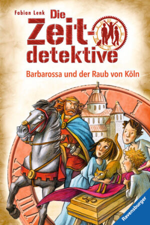 Kinder für Geschichte begeistern Fabian Lenk gelingt das immer! In seiner Reihe „Die Zeitdetektive“ verpackt er historisches Wissen in abenteuerliche Zeitreise- Krimis. Exakt recherchiert und spannend! Weitere Abenteuer der Zeitdetektive: Band 1: Verschwörung in der Totenstadt Band 6: Die Brandstifter von Rom Band 5: Geheimnis um Tutanchamun Band 10: Falsches Spiel in Olympia Band 15: Kleopatra und der Biss der Kobra Band 19: Gefahr am Ulmer Münster Band 21: Der Schwur des Samurai Band 26: Der Betrüger von Lübeck Band 27: Geheime Zeichen in Pompeji Band 28: Mozart und der Notendieb Band 29: Entführung in Nürnberg Band 30: Caesar und die große Verschwörung Band 31: Das Wunder von Bern Band 32: Der Spion am Hof des Sonnenkönigs Band 33: Leonardo da Vinci und die Verräter Band 34: Barbarossa und der Raub von Köln Band 35: Shakespeare und die schwarze Maske Band 36: Der Fluch des Pharao Band 37: Goldrausch im Wilden Westen Band 38: Ramses und die Falle am Nil Band 39: Kolumbus und die Meuterer Band 40: Die goldene Göttin von Athen