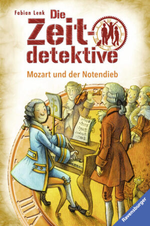 Kinder für Geschichte begeistern - Fabian Lenk gelingt das immer! In seiner Reihe „Die Zeitdetektive“ verpackt er historisches Wissen in abenteuerliche Zeitreise- Krimis. Exakt recherchiert und spannend! Weitere Abenteuer der Zeitdetektive: Band 1: Verschwörung in der Totenstadt Band 6: Die Brandstifter von Rom Band 5: Geheimnis um Tutanchamun Band 10: Falsches Spiel in Olympia Band 15: Kleopatra und der Biss der Kobra Band 19: Gefahr am Ulmer Münster Band 21: Der Schwur des Samurai Band 26: Der Betrüger von Lübeck Band 27: Geheime Zeichen in Pompeji Band 28: Mozart und der Notendieb Band 29: Entführung in Nürnberg Band 30: Caesar und die große Verschwörung Band 31: Das Wunder von Bern Band 32: Der Spion am Hof des Sonnenkönigs Band 33: Leonardo da Vinci und die Verräter Band 34: Barbarossa und der Raub von Köln Band 35: Shakespeare und die schwarze Maske Band 36: Der Fluch des Pharao Band 37: Goldrausch im Wilden Westen Band 38: Ramses und die Falle am Nil Band 39: Kolumbus und die Meuterer Band 40: Die goldene Göttin von Athen